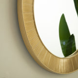 31'' Cyclis Gold Frame Mirror | OROA