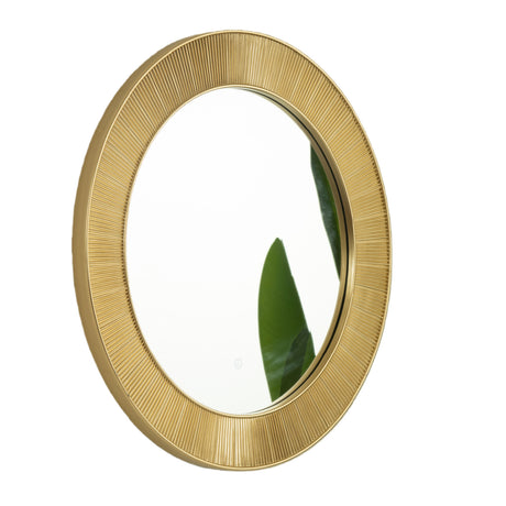 31'' Cyclis Gold Frame Mirror | OROA