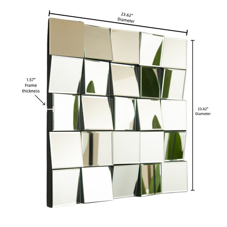 3D Square Splicing Plash Mirror | OROA