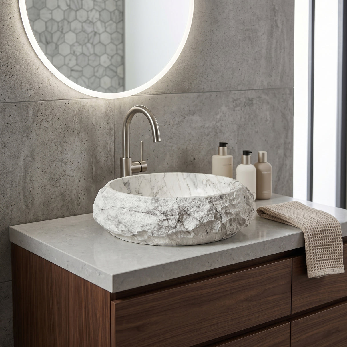 Irregular Oval Bathroom Sink | OROA