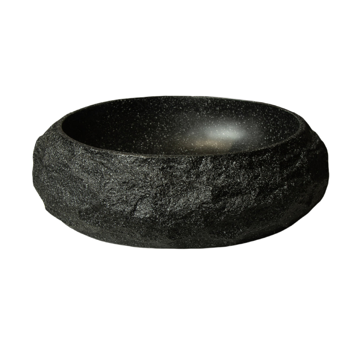 Oval Resin Dark Gray Bathroom Sink | OROA