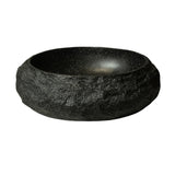 Oval Resin Dark Gray Bathroom Sink | OROA