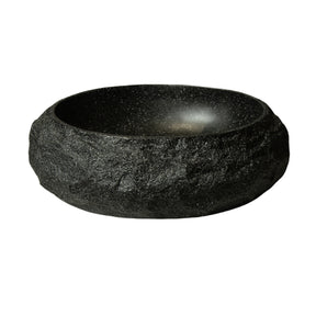 Modern European furniture - Oval Resin Dark Gray Bathroom Sink - www.oroa.com