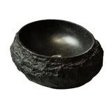 Oval Resin Dark Gray Bathroom Sink | OROA