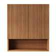 Modern European furniture - 26" Tobi Wall-Mounted Striped Bathroom Cabinet - www.oroa.com