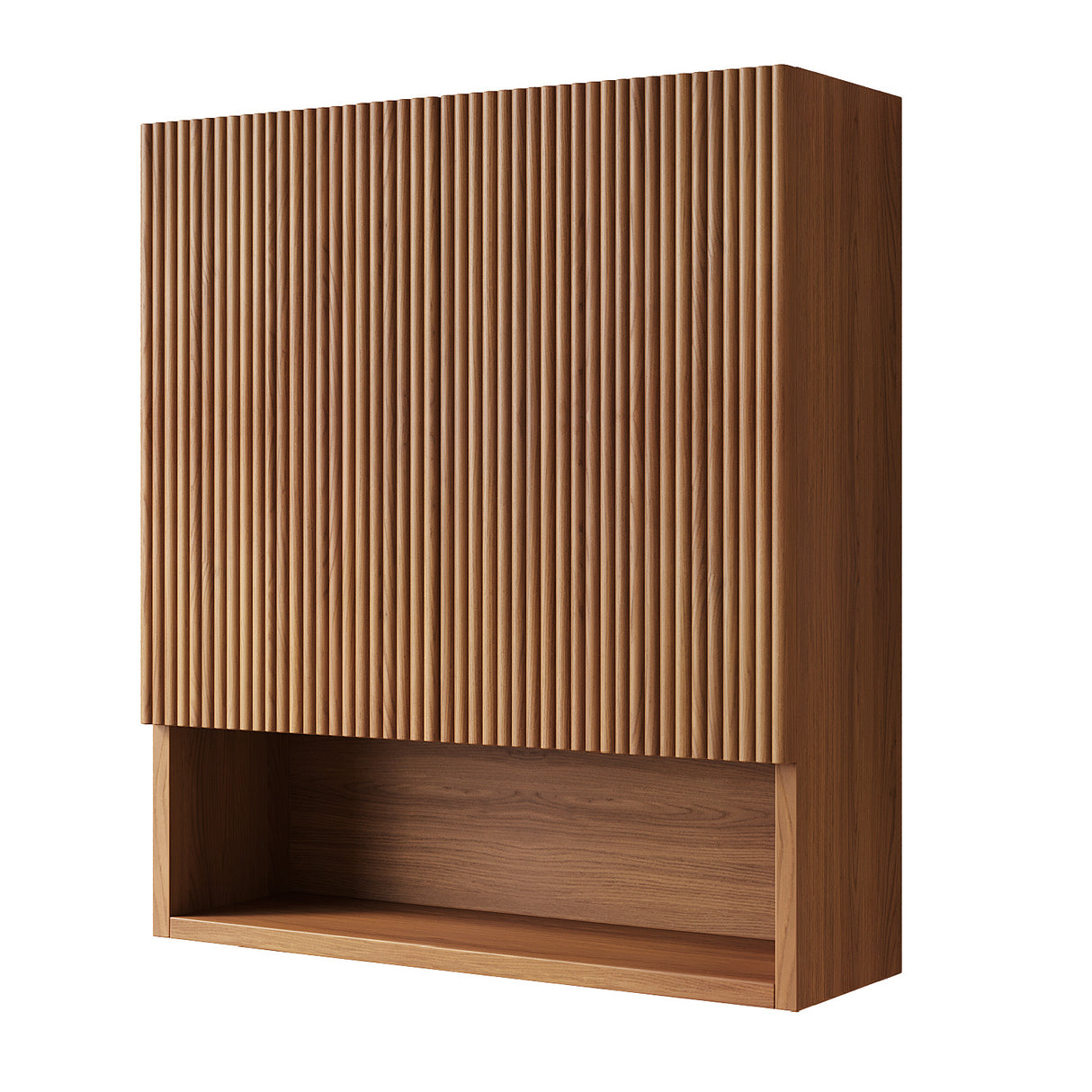 Modern European furniture - 26" Tobi Wall-Mounted Striped Bathroom Cabinet - www.oroa.com