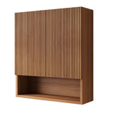 Modern European furniture - 26" Tobi Wall-Mounted Striped Bathroom Cabinet - www.oroa.com
