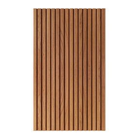 Brown Narrow Wall Mounted Bathroom Cabinet - OROA - view 1