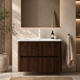 Modern European furniture - White Ceramic Bathroom Vanity Sink - www.oroa.com