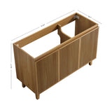 Natural Woodgrain Bathroom Vanity Base | OROA
