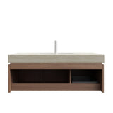 Floating Plywood Vanity Storage Cabinet | OROA