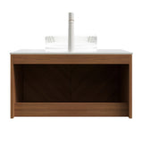 Modern Floating Bathroom Vanity with Sink | OROA