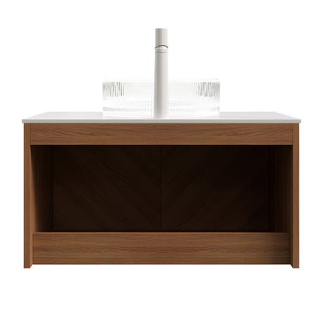Modern Floating Bathroom Vanity with Sink | OROA