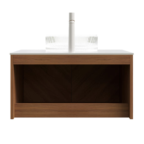 Modern Floating Bathroom Vanity with Sink | OROA
