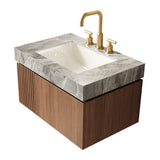 Modern European furniture - Light Gray Bathroom Vanity Sink - www.oroa.com