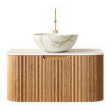 Dina Floating Bathroom Vanity & Sink | OROA