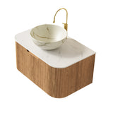 Dina Floating Bathroom Vanity & Sink | OROA