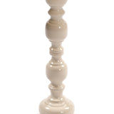 Modern European furniture - Vintage Cream White Metal Round Side Table - www.oroa.com