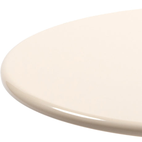 Modern European furniture - Vintage Cream White Metal Round Side Table - www.oroa.com