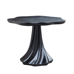 Modern European furniture - Black Sculptural Petal Dining Table - www.oroa.com
