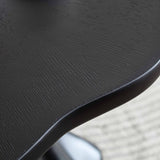 Black Sculptural Petal Dining Table | OROA