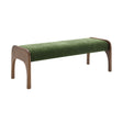Modern European furniture - Modern Green Upholstered Long Bench - www.oroa.com