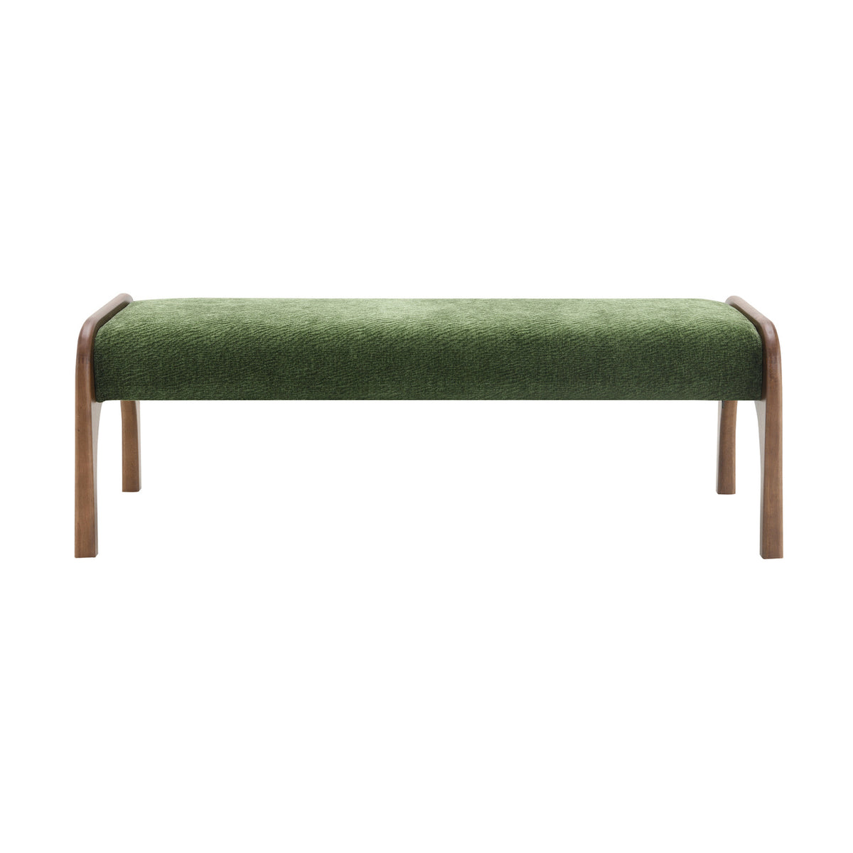 Modern European furniture - Modern Green Upholstered Long Bench - www.oroa.com