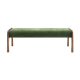 Modern European furniture - Modern Green Upholstered Long Bench - www.oroa.com