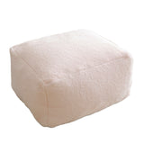 Fur Shell-Shaped Chair with Footstool | OROA