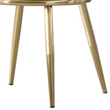 Modern European furniture - Beige Leather Dining Chairs (2) - www.oroa.com