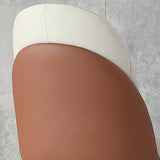 Modern European furniture - Beige Leather Dining Chairs (2) - www.oroa.com