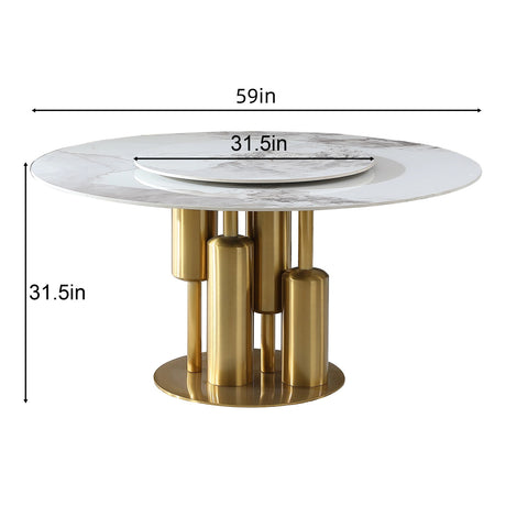 Modern Marble Dining Table | OROA