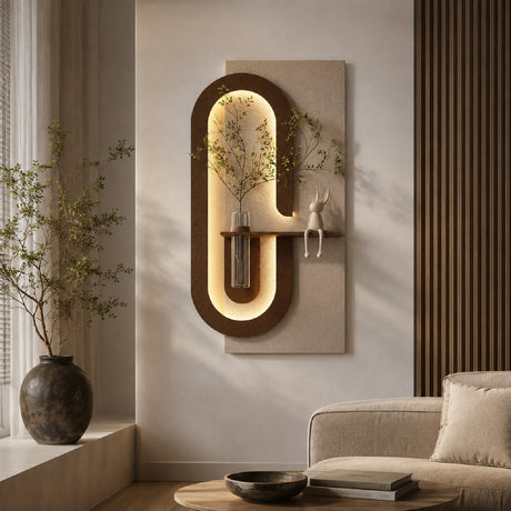 3D Botanical Wall Decor with LED Lighting | OROA