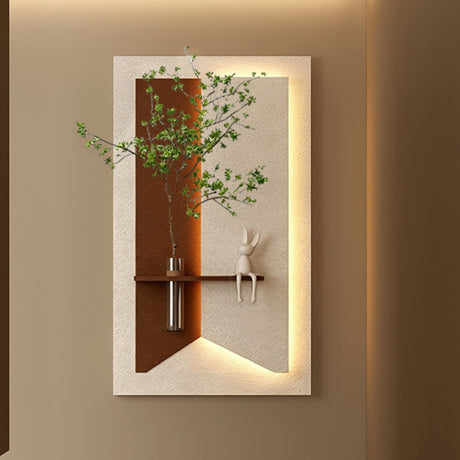 Adjustable 3-Color LED Sandstone Wall Decor | OROA