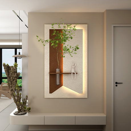 Adjustable 3-Color LED Sandstone Wall Decor | OROA