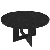Spiced Black Round Dining Table | OROA