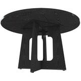 Spiced Black Round Dining Table | OROA