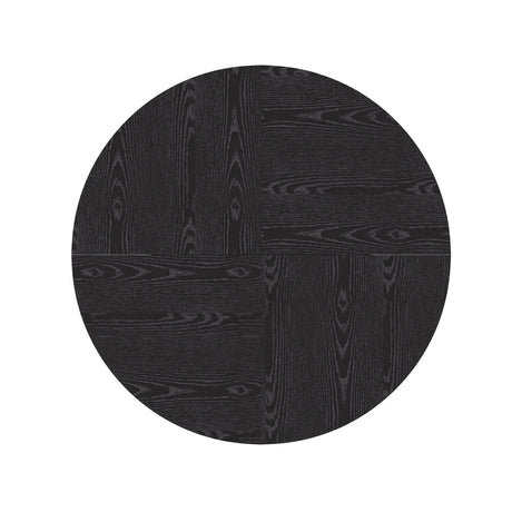 Modern European furniture - Spiced Black Round Dining Table - www.oroa.com