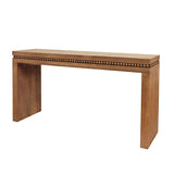 Beaded Accent Wood Console Table | OROA