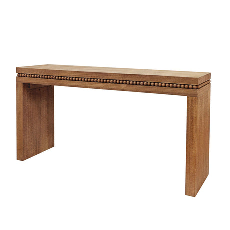 Beaded Accent Wood Console Table | OROA
