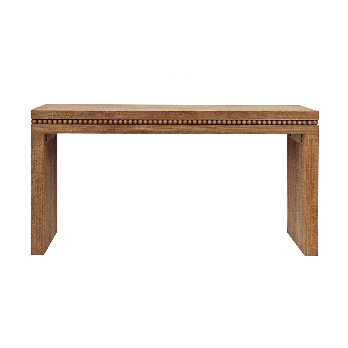 Beaded Accent Wood Console Table | OROA