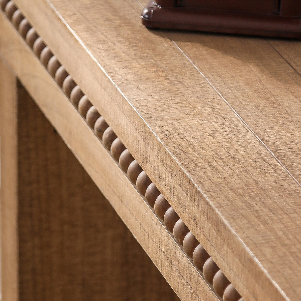 Beaded Accent Wood Console Table | OROA