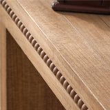 Beaded Accent Wood Console Table | OROA