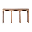 Modern European furniture - Natural Wood Archway Console Table - www.oroa.com