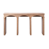 Modern European furniture - Natural Wood Archway Console Table - www.oroa.com