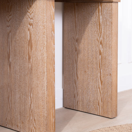 Modern European furniture - Natural Wood Archway Console Table - www.oroa.com