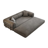 Gray Fabric Convertible Sofa Bed | OROA