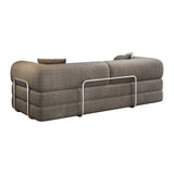 Gray Fabric Convertible Sofa Bed | OROA