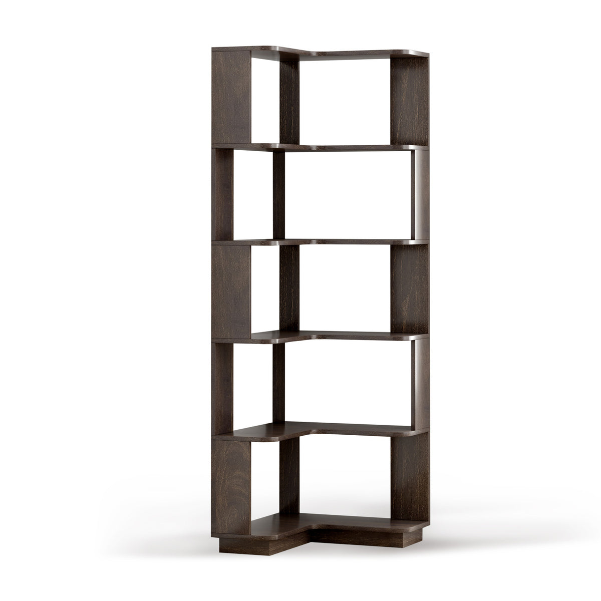 6 Tier L-Shaped Corner Bookshelf | OROA