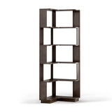 6 Tier L-Shaped Corner Bookshelf | OROA